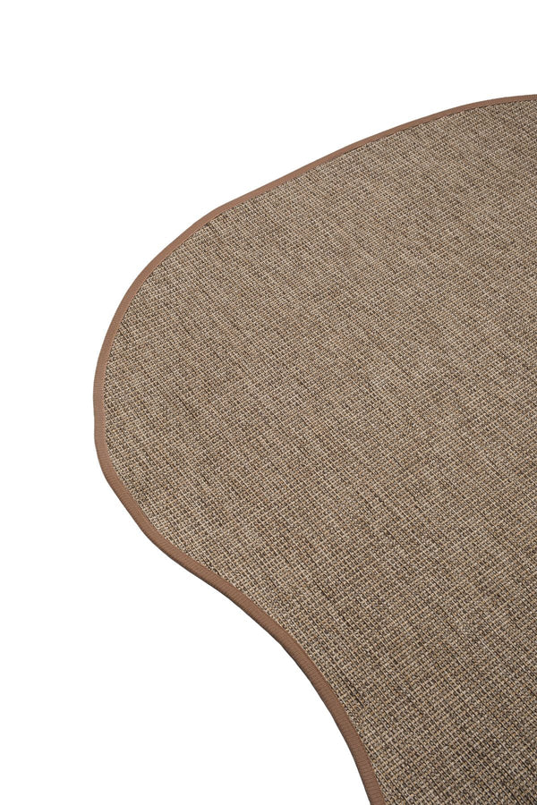 Canvas 3 Judy JD03 Sand Pamuk Bordür 04 Dark Beige Amorf Sisal Halı görsel 6