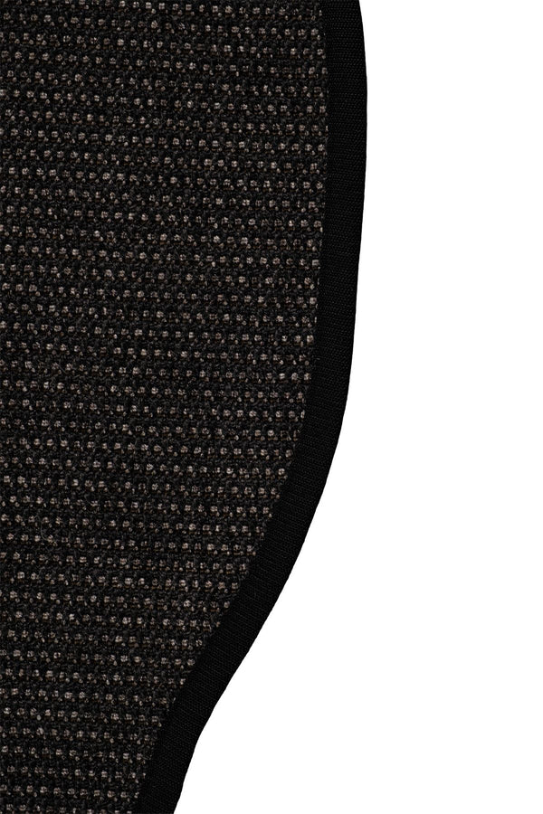 Canvas 4 Suit SU04 Anthracite Pamuk Bordür 10 Black Amorf Sisal Halı görsel 3