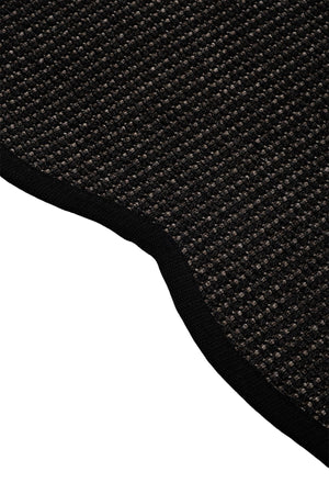 Canvas 4 Suit SU04 Anthracite Pamuk Bordür 10 Black Amorf Sisal Halı görsel 5