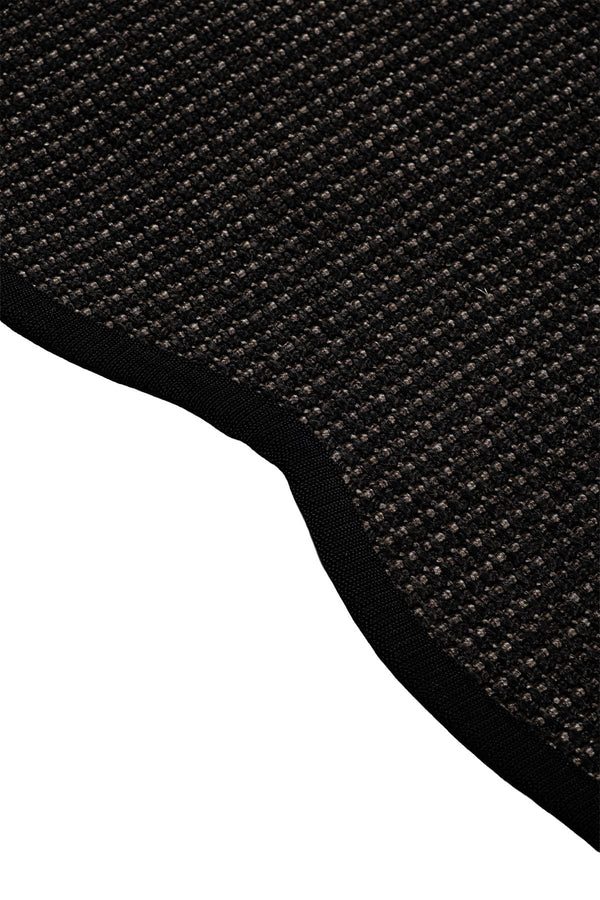 Canvas 4 Suit SU04 Anthracite Pamuk Bordür 10 Black Amorf Sisal Halı görsel 5
