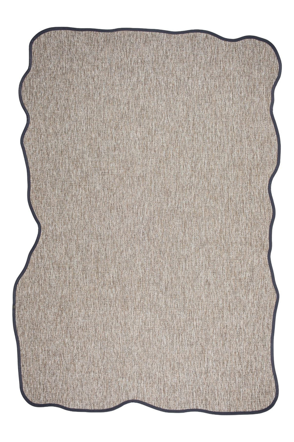 Canvas 4 Judy JD02 Natural Pamuk Bordür 08 Anthracite Amorf Sisal Halı görsel 1