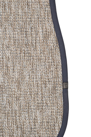 Canvas 4 Judy JD02 Natural Pamuk Bordür 08 Anthracite Amorf Sisal Halı görsel 3