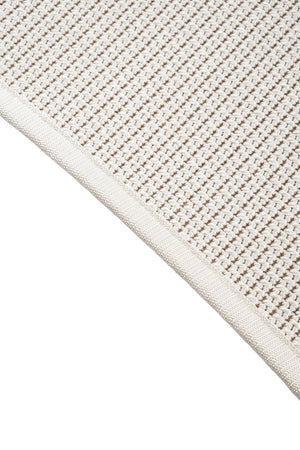 Canvas 3 Suit SU01 Cream Pamuk Bordür 01 White Amorf Sisal Halı görsel 4