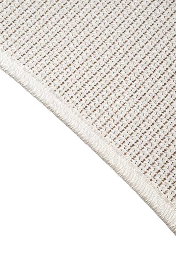 Canvas 3 Suit SU01 Cream Pamuk Bordür 01 White Amorf Sisal Halı görsel 4
