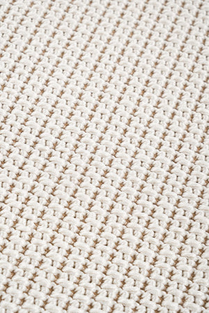 Canvas 3 Suit SU01 Cream Pamuk Bordür 01 White Amorf Sisal Halı görsel 5