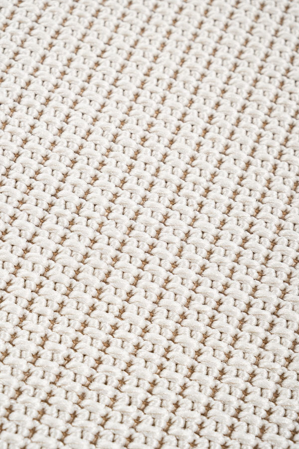 Canvas 3 Suit SU01 Cream Pamuk Bordür 01 White Amorf Sisal Halı görsel 5