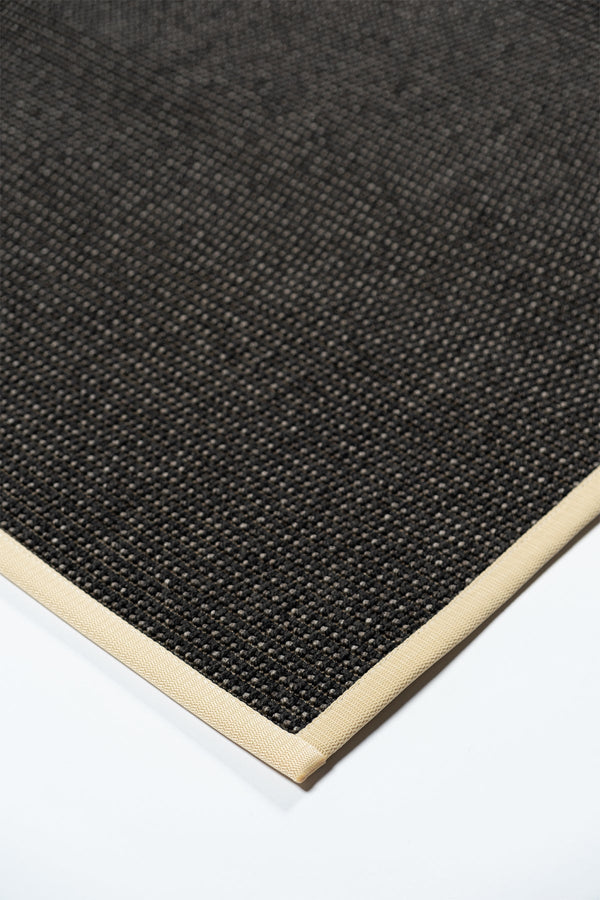 Suit SU04 Anthracite Biye 02 Beige Doğal Sisal Halı görsel 3