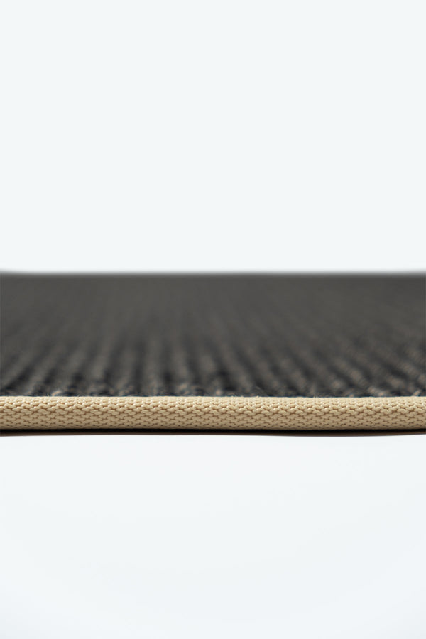 Suit SU04 Anthracite Biye 02 Beige Doğal Sisal Halı görsel 5
