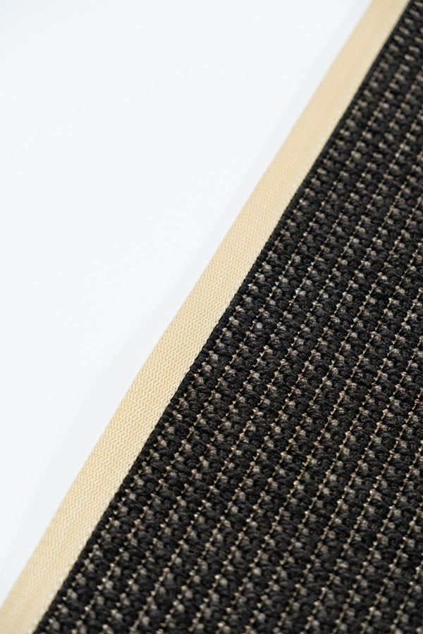 Suit SU04 Anthracite Biye 02 Beige Doğal Sisal Halı görsel 6