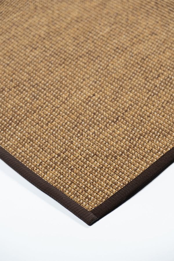 Suit SU05 Brown Biye 06 Dark Brown Doğal Sisal Halı görsel 6