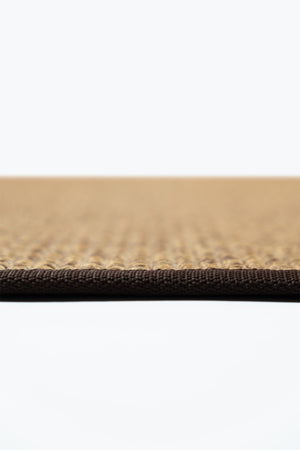 Suit SU05 Brown Biye 06 Dark Brown Doğal Sisal Halı görsel 5
