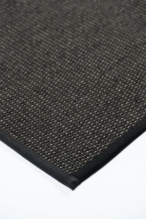 Suit SU04 Anthracite Biye 10 Black Doğal Sisal Halı görsel 3