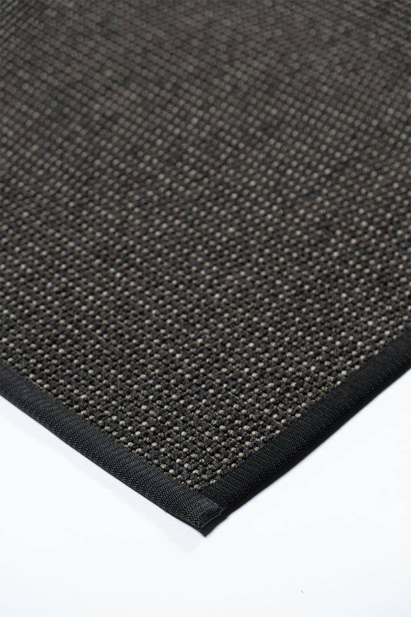 Suit SU04 Anthracite Biye 10 Black Doğal Sisal Halı görsel 3