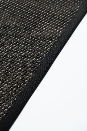 Suit SU04 Anthracite Biye 10 Black Doğal Sisal Halı görsel 6