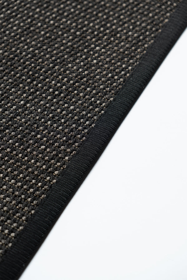 Suit SU04 Anthracite Biye 10 Black Doğal Sisal Halı görsel 6