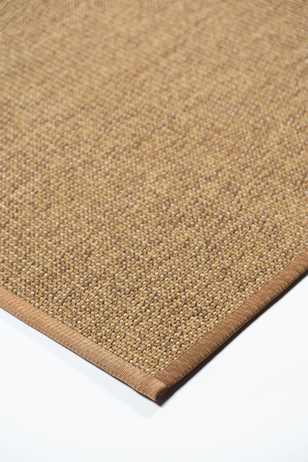 Suit SU05 Brown Biye 04 Dark Beige Doğal Sisal Halı görsel 3