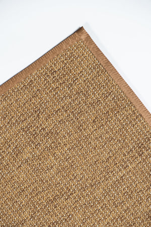 Suit SU05 Brown Biye 04 Dark Beige Doğal Sisal Halı görsel 4