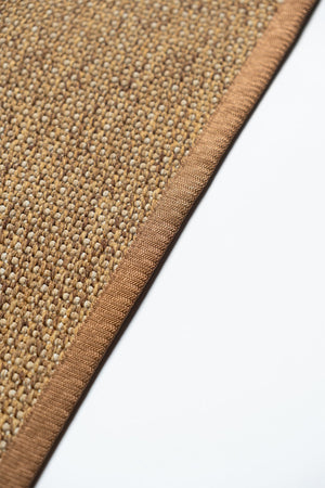 Suit SU05 Brown Biye 04 Dark Beige Doğal Sisal Halı görsel 6