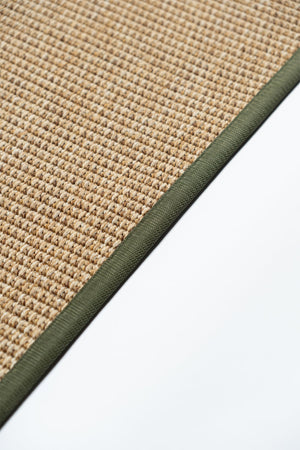 Suit SU03 Jut Biye 03 Green Doğal Sisal Halı görsel 7