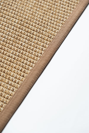 Suit SU03 Jut Biye 05 Light Brown Doğal Sisal Halı görsel 4