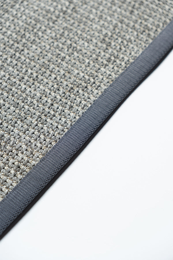 Suit SU02 Grey Biye 08 Anthracite Doğal Sisal Halı görsel 5