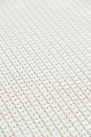 Suit SU01 Cream Biye 01 White Doğal Sisal Halı görsel 7