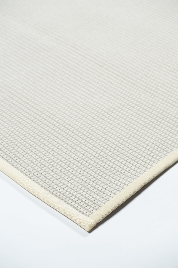 Suit SU01 Cream Biye 01 White Doğal Sisal Halı görsel 4