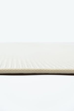 Suit SU01 Cream Biye 01 White Doğal Sisal Halı görsel 5