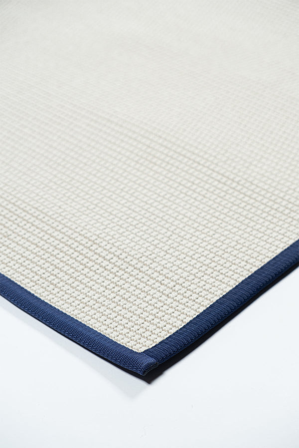 Suit SU01 Cream Biye 09 Navy Doğal Sisal Halı görsel 6