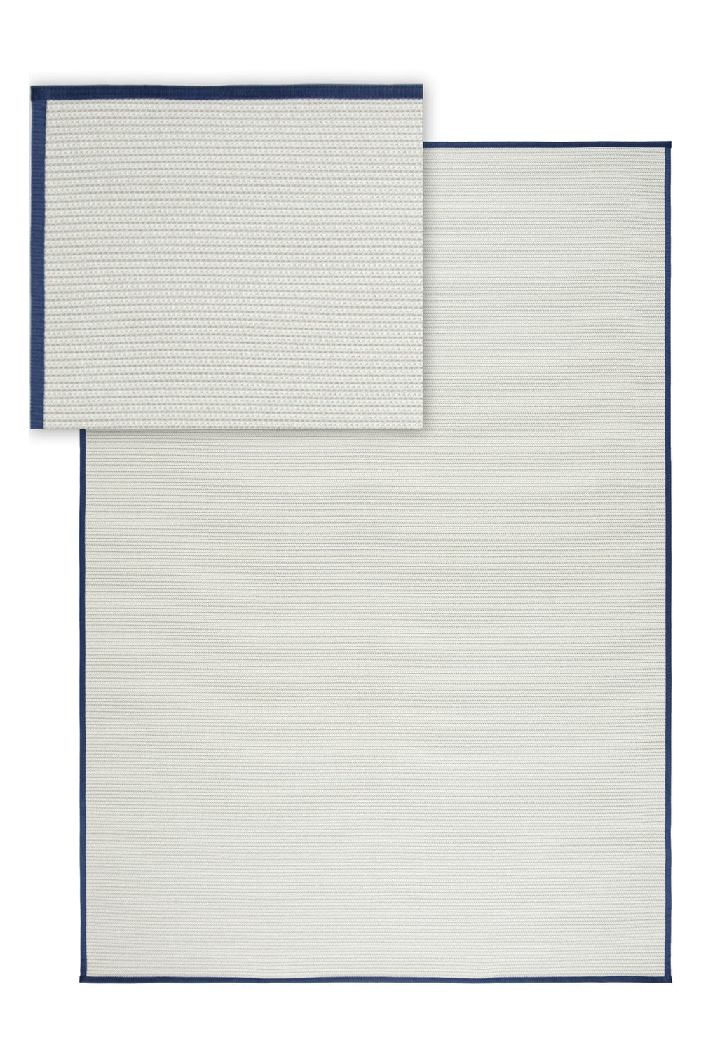 Suit SU01 Cream Biye 09 Navy Doğal Sisal Halı görsel 1