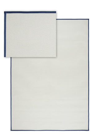 Suit SU01 Cream Biye 09 Navy Doğal Sisal Halı görsel 2