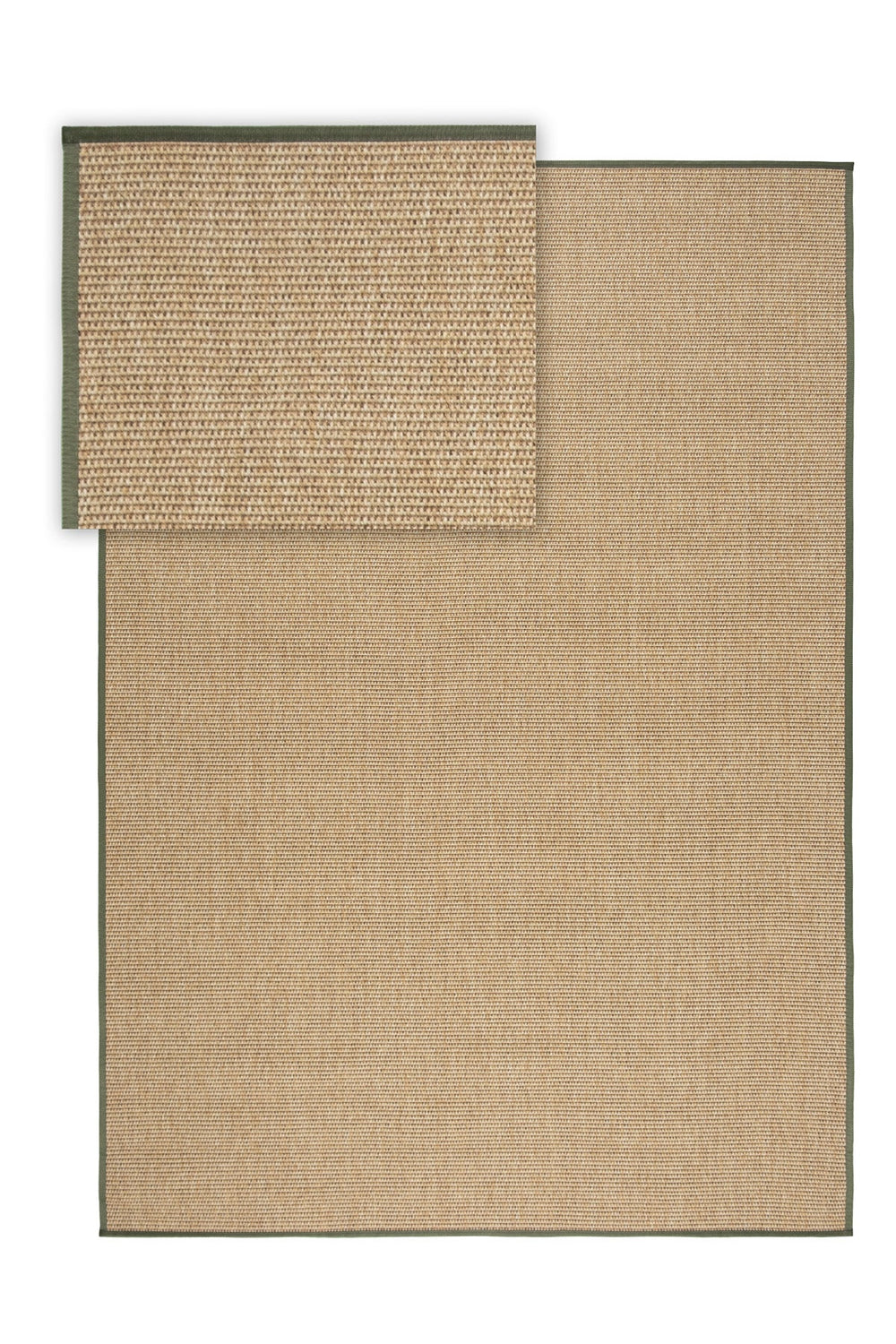 Suit SU03 Jut Biye 03 Green Doğal Sisal Halı görsel 1