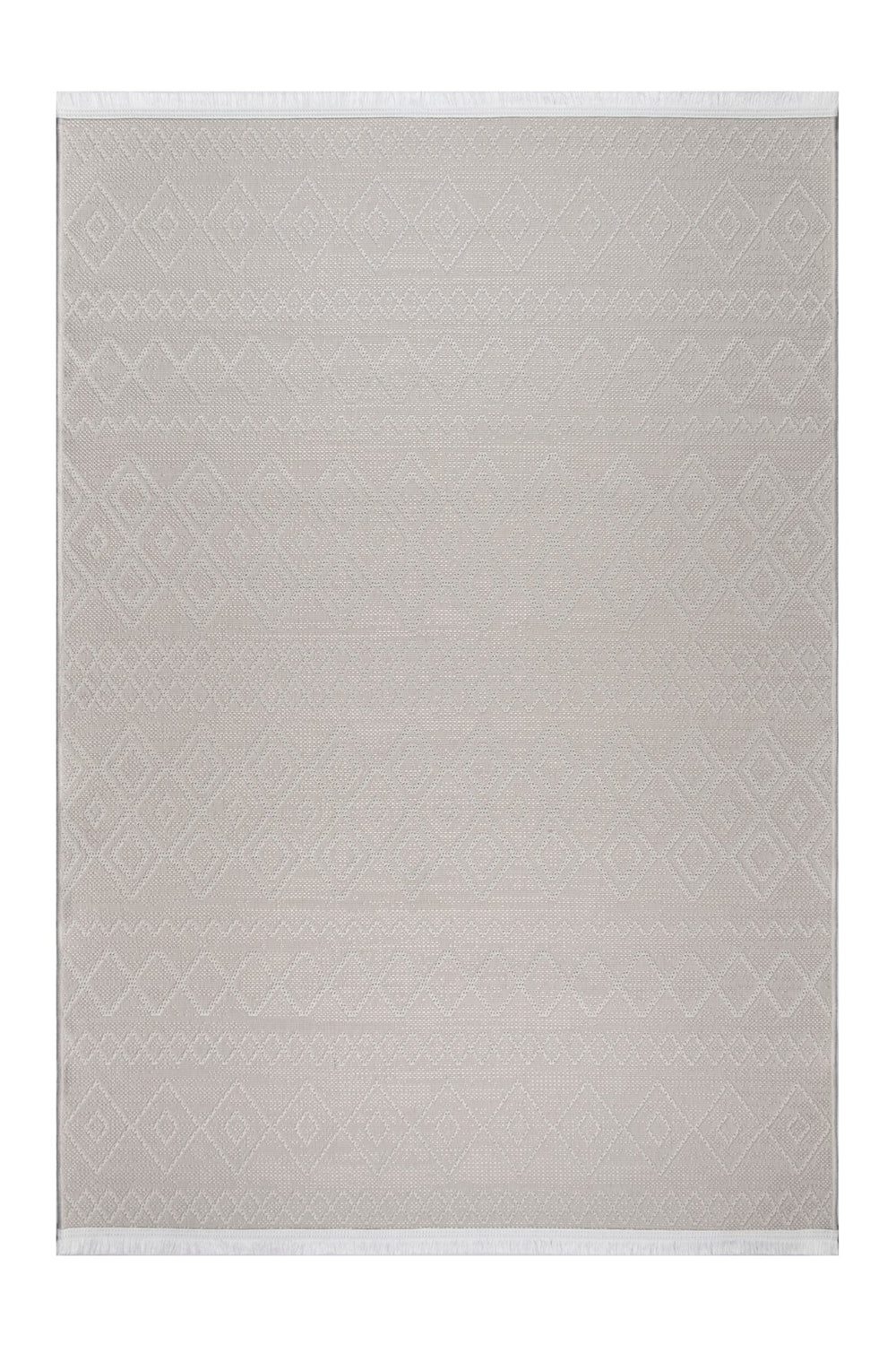 Simba SM01 White Modern Sisal Halı görsel 1