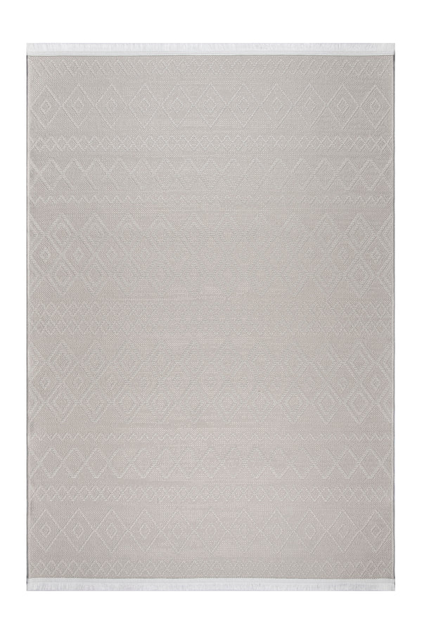 Simba SM01 White Modern Sisal Halı görsel 2