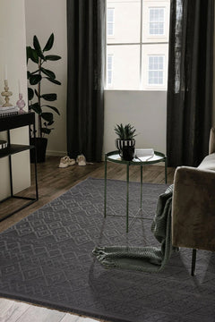 Simba SM01 Anthracite Modern Sisal Halı görsel 1
